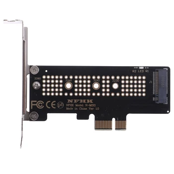 1pc NVMe PCIe M. 2 NGFF SSD Za PCIe X1 vmesniško Kartico PCIe X1 Na M. 2 Kartica Z Nosilcem Za Računalniške Komponente Dodaj Na Kartice