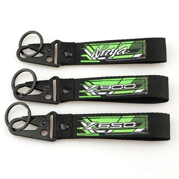 Moto Moto obesek za ključe, Za Kawasaki Ninja 125 250SL 250 300 400 650 1000 Z650 Z900 Z900RS Z 650 900 Keychain Key Ring Ključnih Verige
