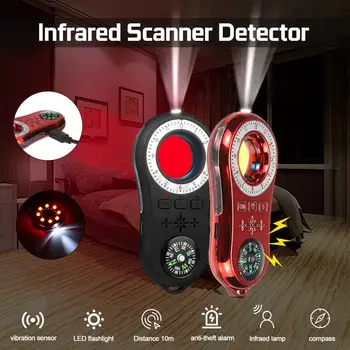 Prenosni Hotel anti-iskrene infrardeči detektor Signala Detektorja Bug Finder Anti Fotoaparat, GPS Zazna Ir